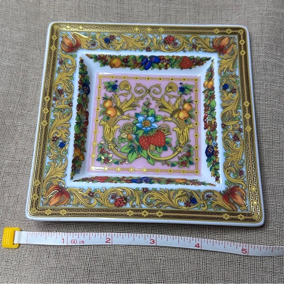 Versace by Rosenthal Butterfly Garden Porcelain Tray - Picture 6 of 7